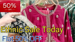 Flat 50 Off ethnic sale today [upl. by Ailuj]