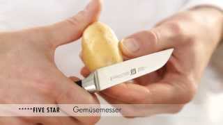 REWE TreuepunktAktion ZWILLING FIVE STAR Videoserie quotGemüsemesserquot [upl. by Kennett]