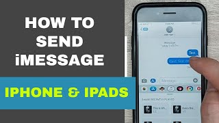 How to send an iMessage on iPhone [upl. by Alroy]