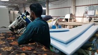 mattress manufacturing and mattress making in company  gujrat Surat  mattress [upl. by Oirromed]