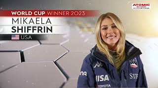 Mikaela Shiffrin 🇺🇸  Solden GS both runs Oct 28 2023 sheskis weareskiing atomic [upl. by Ayamat]