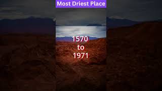 Driest Place On Earth  No Rainfal For 500 Years  shorts desert funfacts facts [upl. by Retsehc]