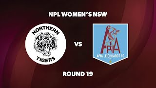 NPL Womens NSW Round 19 Northern Tigers FC v APIA Leichhardt FC [upl. by Einalam869]