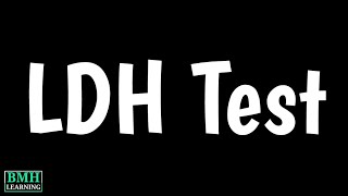 Blood LDH Test  Lactate Dehydrogenase Test  LD Test [upl. by Frazier]