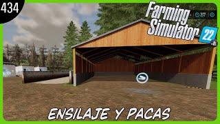 🚜EP434 Ensilaje y pacas FS22 🎮Ps5 Gameplay Español  FARMING SIMULATOR 22 [upl. by Raeann]