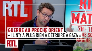 Vincent Lemire  quotLes militaires israéliens le disent il ny a plus rien à détruire à Gazaquot [upl. by Wolford]