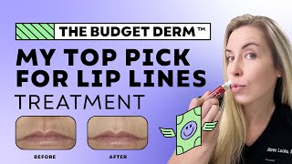 Treat Vertical Lip Lines  Antiaging Tips by The Budget Derm [upl. by Aleit]