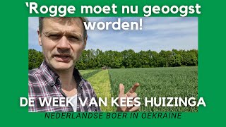 Oekraïnevlogger Kees Huizinga ‘Rogge moet nú geoogst worden’ [upl. by Yerd306]