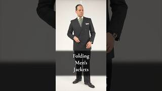 How to Fold Mens Suit Jackets Blazers amp Sport Coats [upl. by Ali]