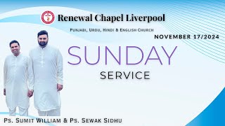 Renewal Chapel Liverpool Church Sunday Service 17th November 2024 LIVE [upl. by Aivek]