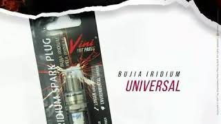 Bujías IriDium vini Racing universal Más potencia para tu moto Para CG  Honda  Bajaj  Yamah [upl. by Nadaba]