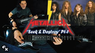 🎸 ¿Cómo tocar Seek And Destroy de Metallica en la guitarra Pt 12 Es un poco larga [upl. by Whitcomb637]