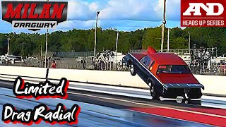 Limited Drag Radial  September  AampD Heads Up Series  Milan Dragway [upl. by Wynny415]