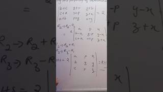 Finding determinant without expanding using properties only [upl. by Arem]