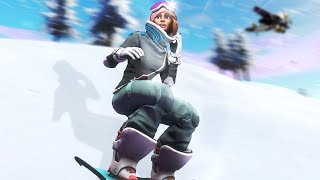 How to Snowboard in fortnite [upl. by Assin209]