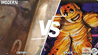 Mono Black Coffers VS 8 Rack MTG Modern [upl. by Allenrad]