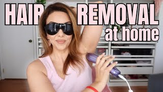 Ultimate IPL HAIR REMOVAL AtHome Experience The Ulike Air 10  Amber Lykins [upl. by Idnahr588]