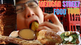 MEXICAN STREET FOOD TOUR  THE BEST TACOS  CRISPY CHURROS  Fish Soup in Monterrey Mexico [upl. by Emeric]