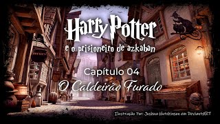 Harry Potter e o Prisioneiro de Azkaban  Capitulo 04  O Caldeirão Furado [upl. by Eleanore]