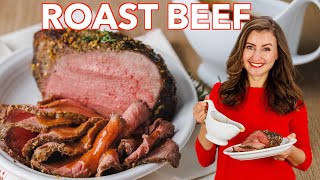 Easy Roast Beef Recipe with Beef Gravy [upl. by Doykos695]