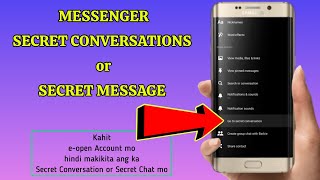 Paano mag SECRET CONVERSATIONS sa Messenger [upl. by Trix]