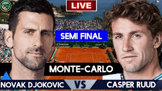 Djokovic vs Ruud Live Stream  ATP Monte Carlo 2024  Casper Ruud vs Novak Djokovic Live [upl. by Adnawahs]