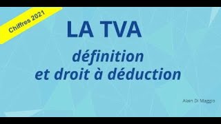 La TVA sur achats de bien et services  règles de déduction [upl. by Odel]