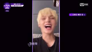 Huening Kai’s video call with his sister Bahiyyih to cheer her on on Girls Planet 999 ENG SUB [upl. by Ardnael]