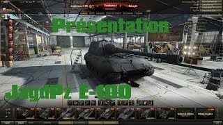 World of Tanks  JagdPz E100  Présentation et Gameplays Commentés [upl. by Dyun753]