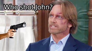 John doesnt reveal Danny shot him Jason continues to be restrained General Hospital Spoilers [upl. by Novahs]