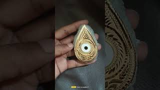 Beautiful eye Gold Cutting designgold jewellery goldjewellery jewellerydesign [upl. by Yewed790]