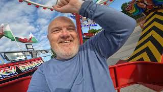 GX010308 Edward Danters funfair  Gabalfa Park Cardiff 1 time vlog 2024 [upl. by Wane353]