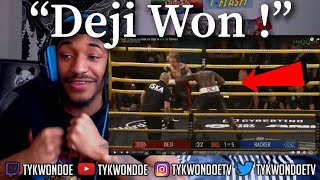 TyKwonDoe Reacts To Deji VS Vinnie Hacker [upl. by Bowen]