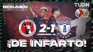 HIGHLIGHTS  Tijuana 21 Pachuca  Liga Mx AP2024  J11  TUDN [upl. by Jaworski]