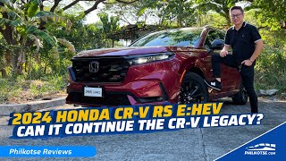 2024 Honda CRV RS eHEV Continuing The CRV Legacy  Philkotse Reviews [upl. by Sulihpoeht]