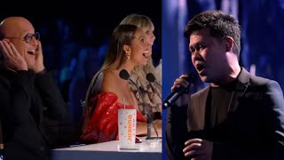 ‘Man with two voices’ Marcelito Pomoy Makes Judges Can’t Believe Their Ears  Americas Got Talent [upl. by Lindsley]