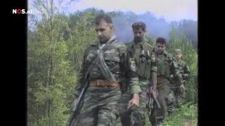 Greek Volunteers and Golden Dawn members during operations in the Srebrenica massacre July 1995 [upl. by Massiw]