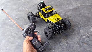 Rc rock crawler car 3D lighting police car gear plane rc ben car unboxing😲 [upl. by Notsnorb]