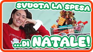 🛍️ SVUOTA LA SPESA PER IL CENONE DI NATALE 🎄 [upl. by Ailis]