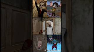 Jumpscare Battle Evil Doll Vs Scary Child Vs Granny Vs Child of Slendrina Vs Scary Doll Shorts [upl. by Llovera]