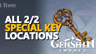 All Special Key Locations Genshin Impact [upl. by Eilarol]