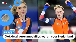 Oranje boven Schaatsers Leerdam en Scheperkamp winnen EKgoud [upl. by Nicki995]