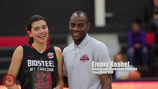 BioSteel AllCanadian Girls Futures Game MVPs Cheyenne Rowe amp Emma Koabel [upl. by Lamag]