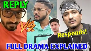 EMIWAY Vs RAFTAAR DIVINE amp KRSNA  Emiway Bantai Reply To Diss LIVE Full Drama EXPLAINED Neon Man [upl. by Hesta553]