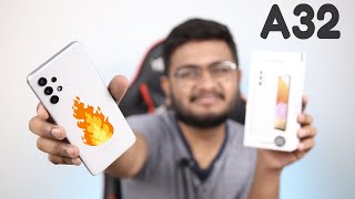 Samsung Galaxy A32 Unboxing  The Most Affordable 90Hz Amoled [upl. by February]