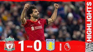 Highlights Liverpool 10 Aston Villa  Salah’s penalty clinches win [upl. by Coward293]