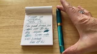 Jinhao 100 Centennial Teal fountain pen review [upl. by Ailido]