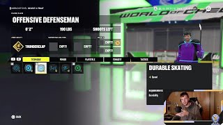 NHL 22 BEST quotOFFENSIVE MINDED DEFENSEMAN BUILDquot VERY OVERALL BALANCED DEFENDER [upl. by Caresa]