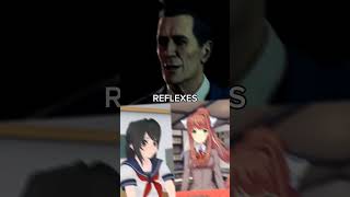 Gman Vs Ayano Aishi amp Monika  Half Lite Vs Yandere Simulator amp ddlc  Battle shorts [upl. by Lohse]