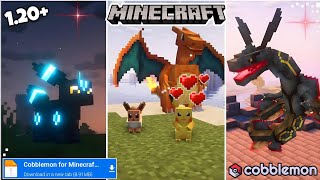 Pokemon mods for minecraft pe  minecraft pokemon  how to install pixelmon [upl. by Nanek]